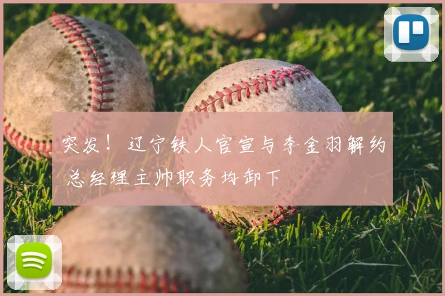 突发！辽宁铁人官宣与李金羽解约 总经理主帅职务均卸下